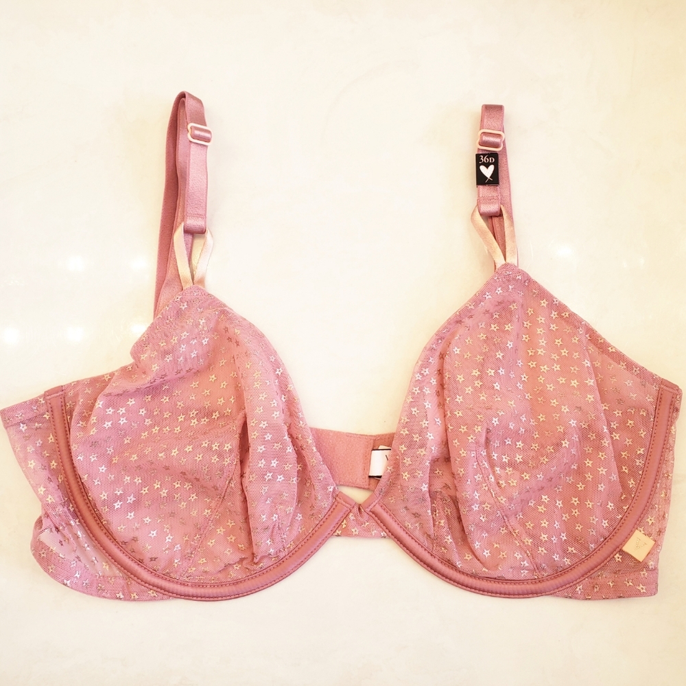 Victoria's Secret Unlined Demi Bra 36D NWT
